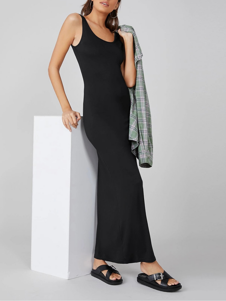 SHEIN Maxi ruha, fekete