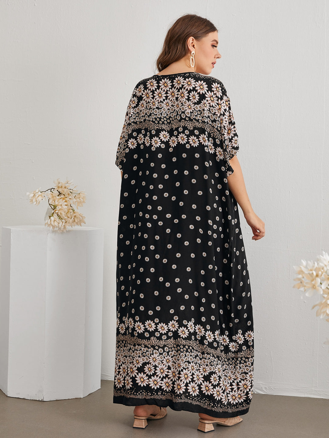 Rochie maxi SHEIN, mix culori