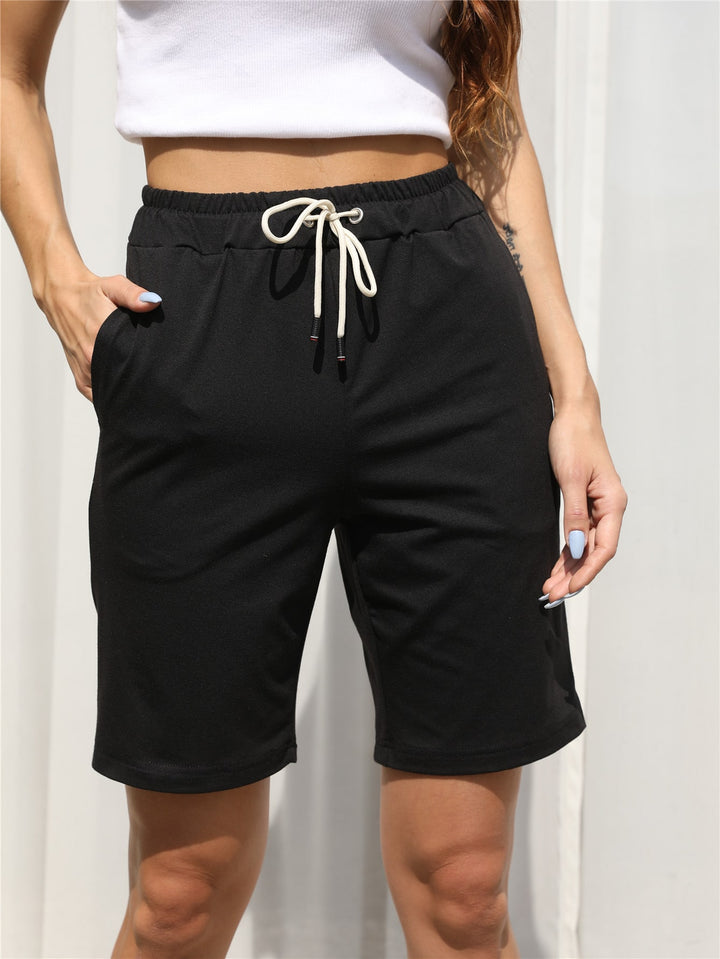 Pantaloni scurți SHEIN, negru