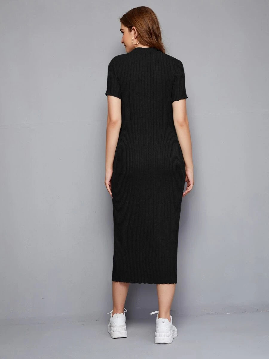 Rochie midi SHEIN, negru