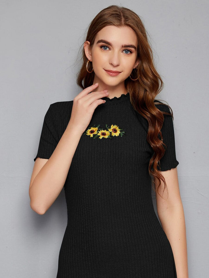 Rochie midi SHEIN, negru