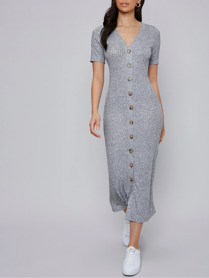 Rochie midi SHEIN, gri