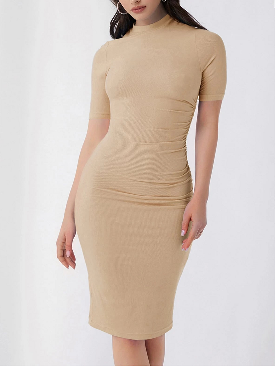 Rochie mini SHEIN, bej