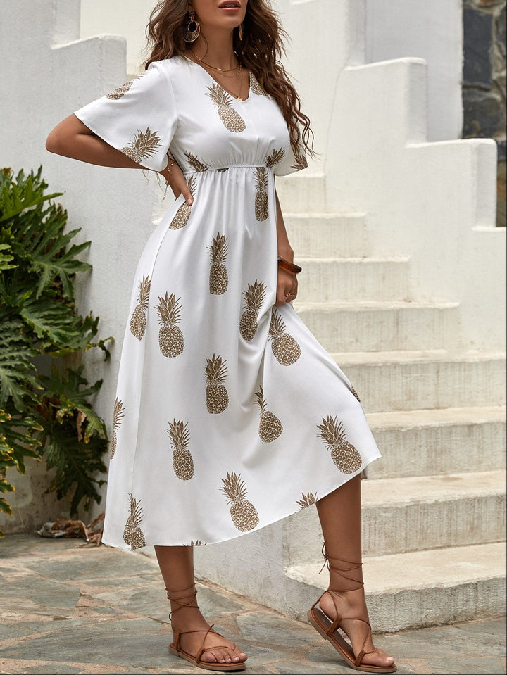 Rochie maxi SHEIN, alb