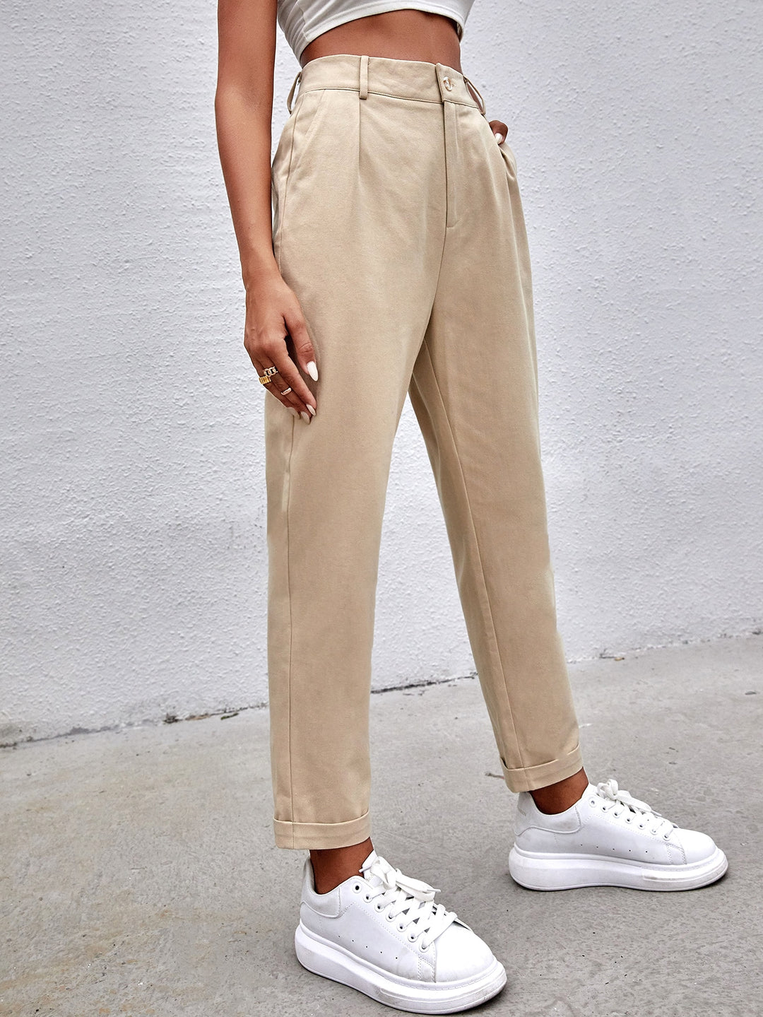 Pantaloni SHEIN, kaki
