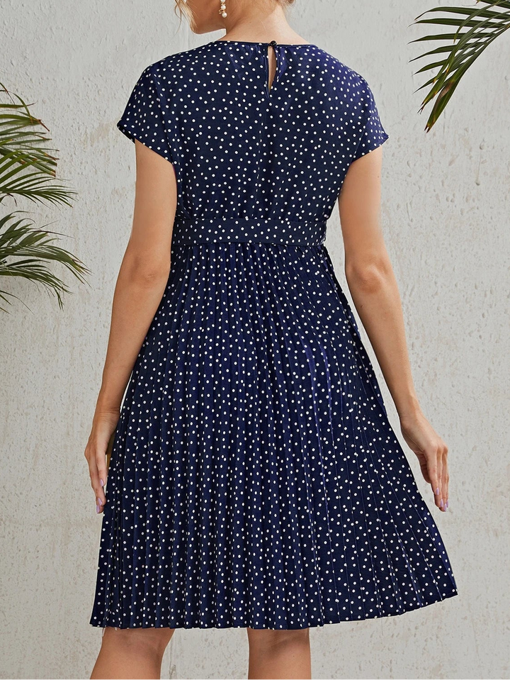 SHEIN midi ruha, kék