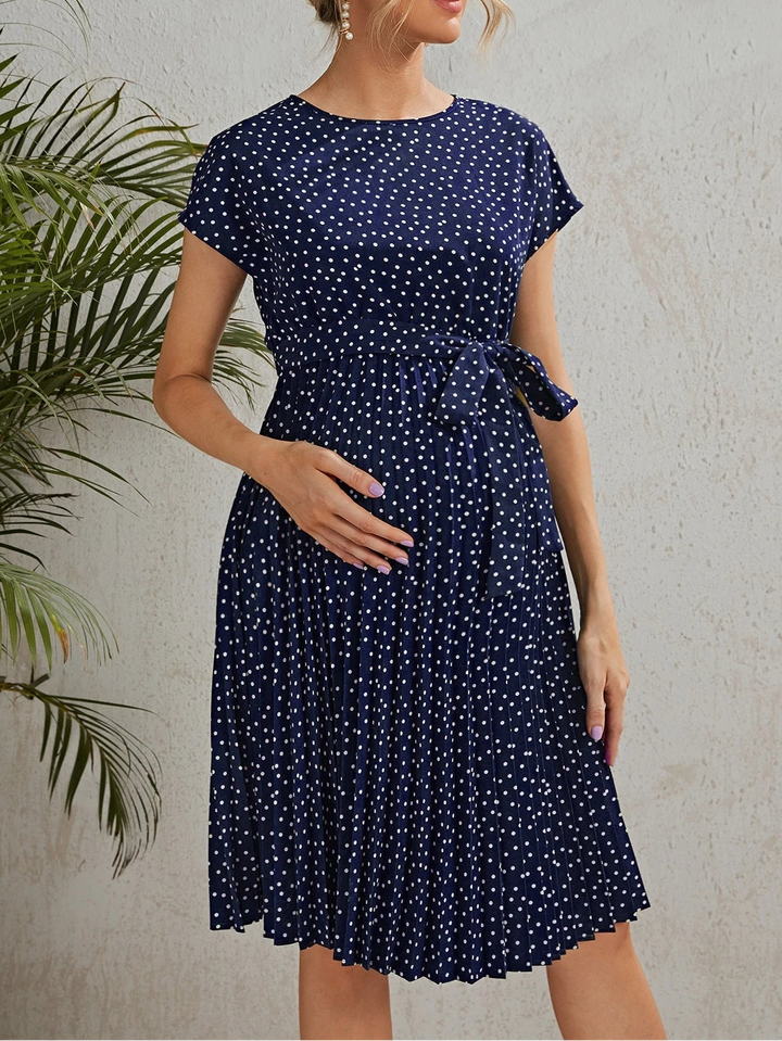 SHEIN midi ruha, kék
