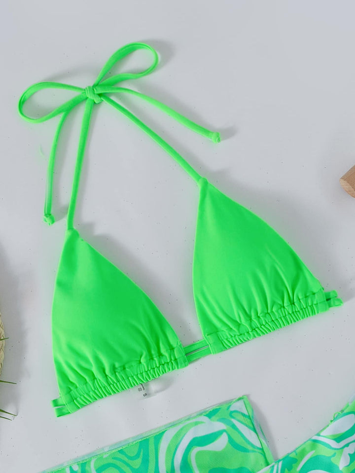Set bikini SHEIN, verde