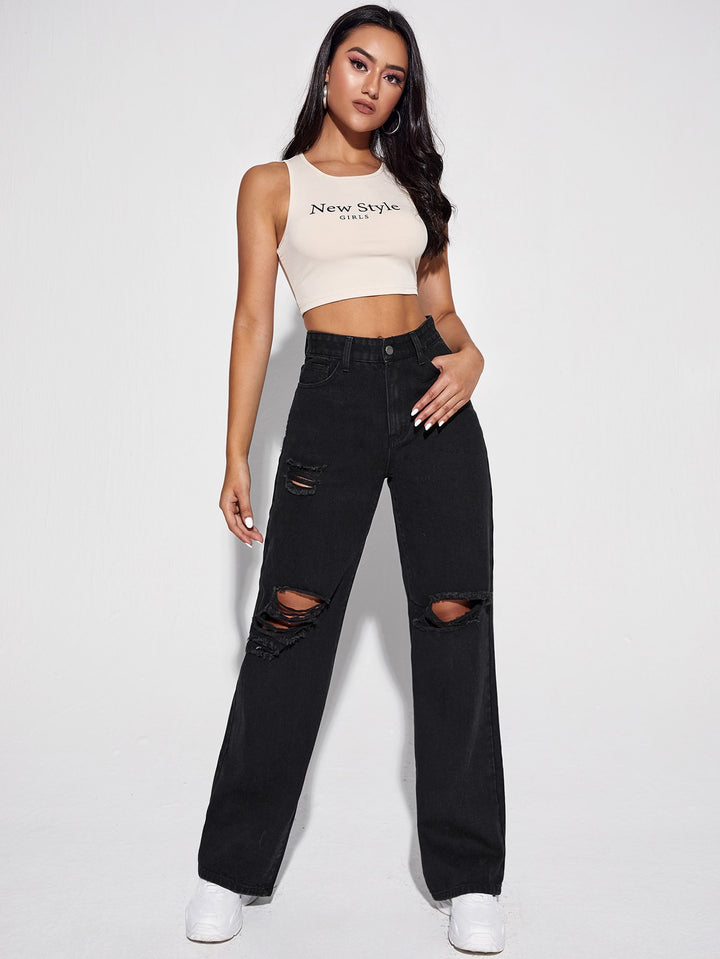 Jeans SHEIN, negru