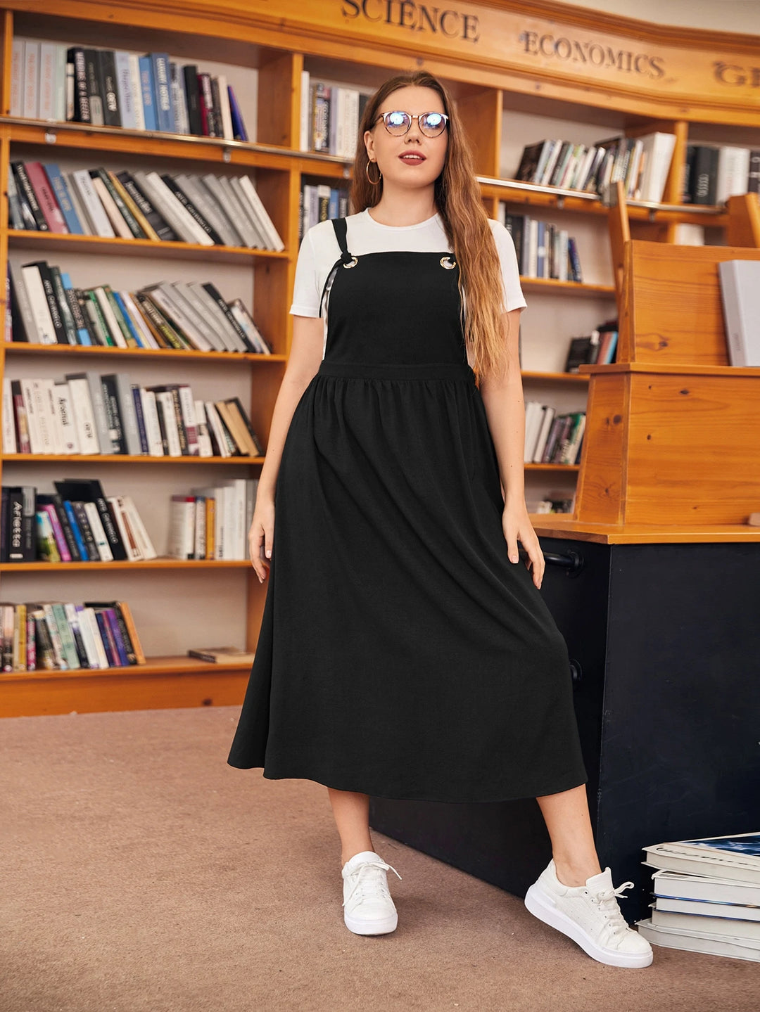 Rochie midi SHEIN, negru