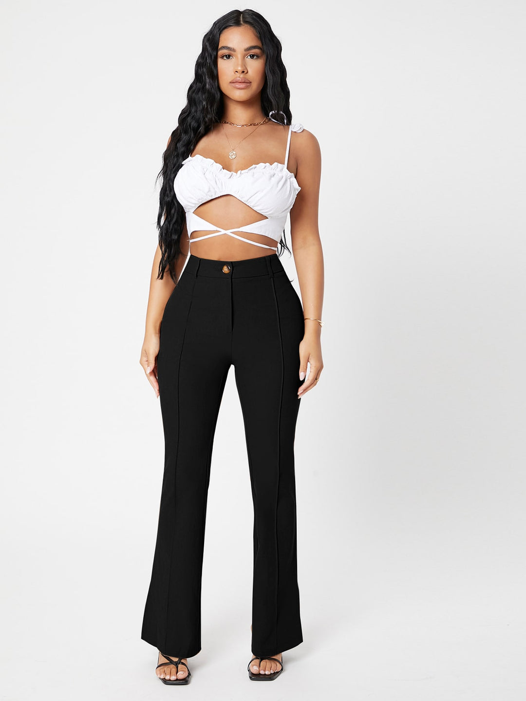 Pantaloni SHEIN, negru