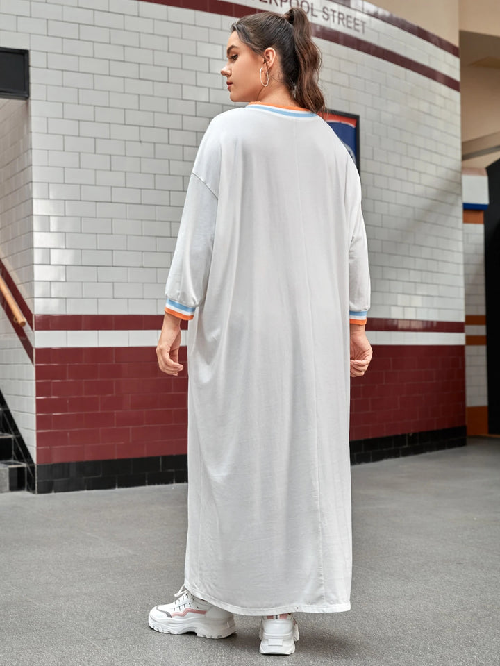 SHEIN maxi ruha, fehér
