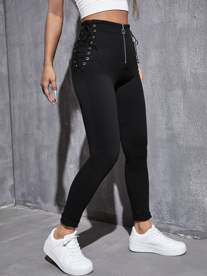 Pantaloni SHEIN, negru