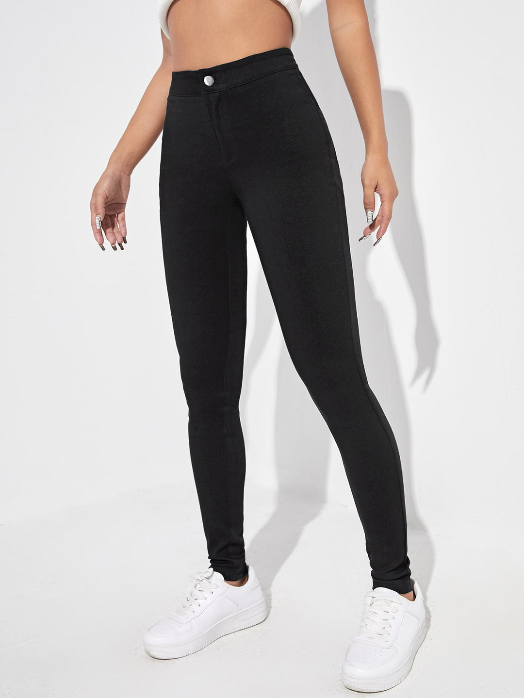 Pantaloni SHEIN, negru