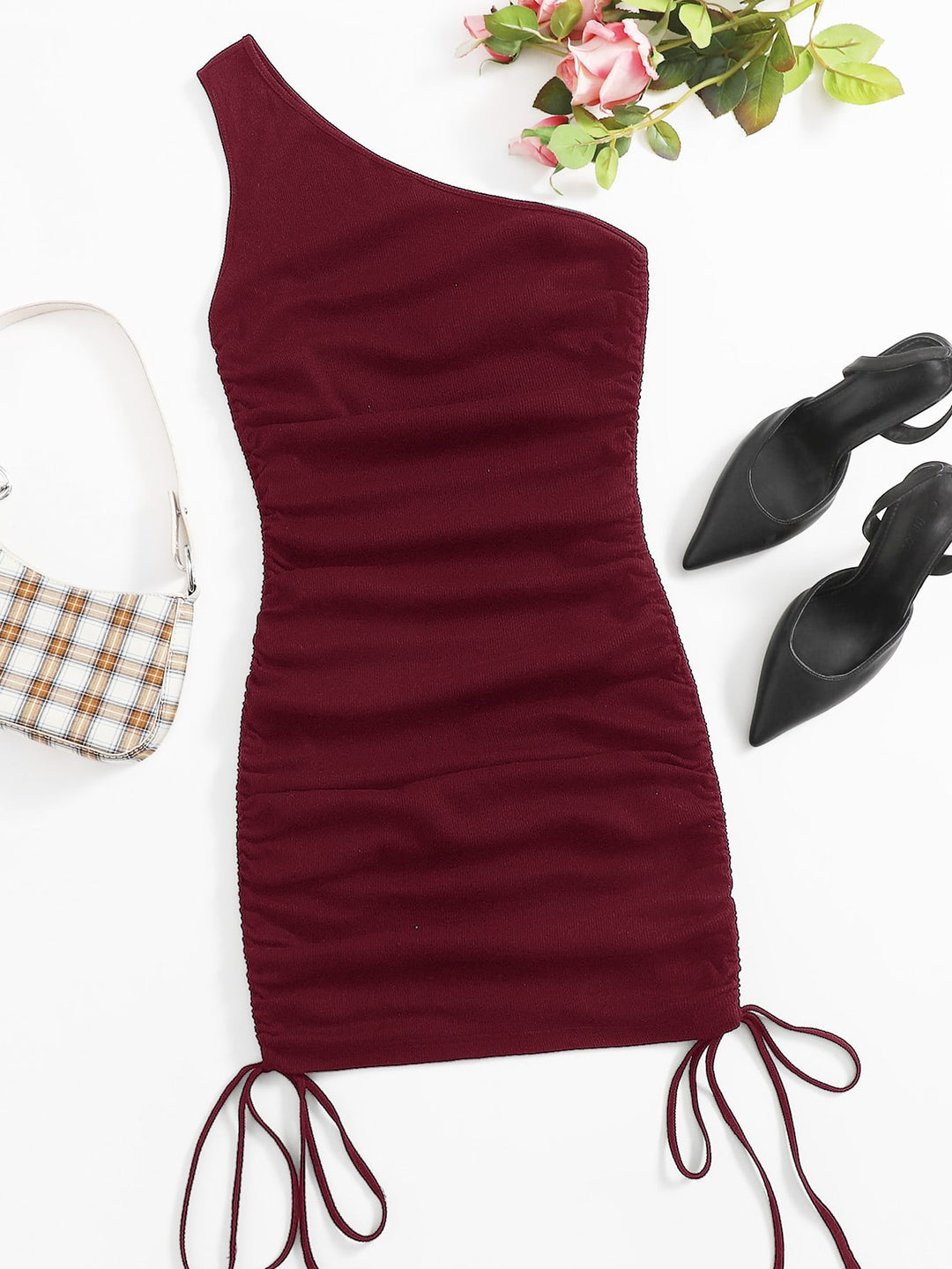 Rochie mini SHEIN, vișiniu