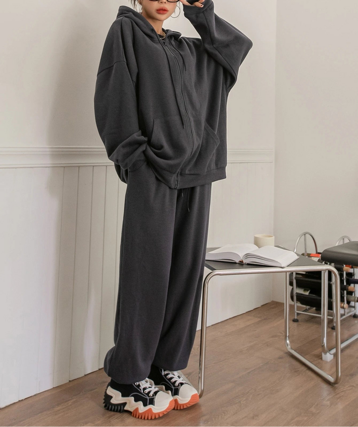 Pantaloni de trening SHEIN, gri
