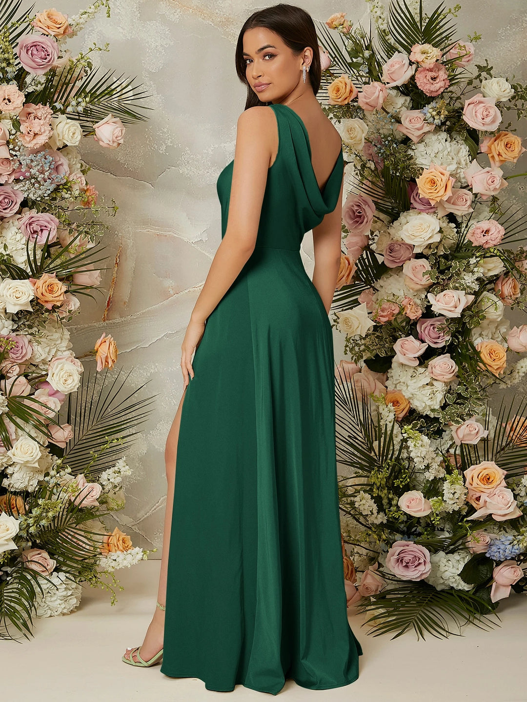 Rochie maxi SHEIN,verde
