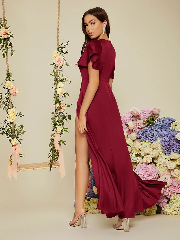 Rochie maxi SHEIN, vișiniu