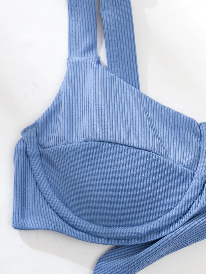Set bikini SHEIN, albastru