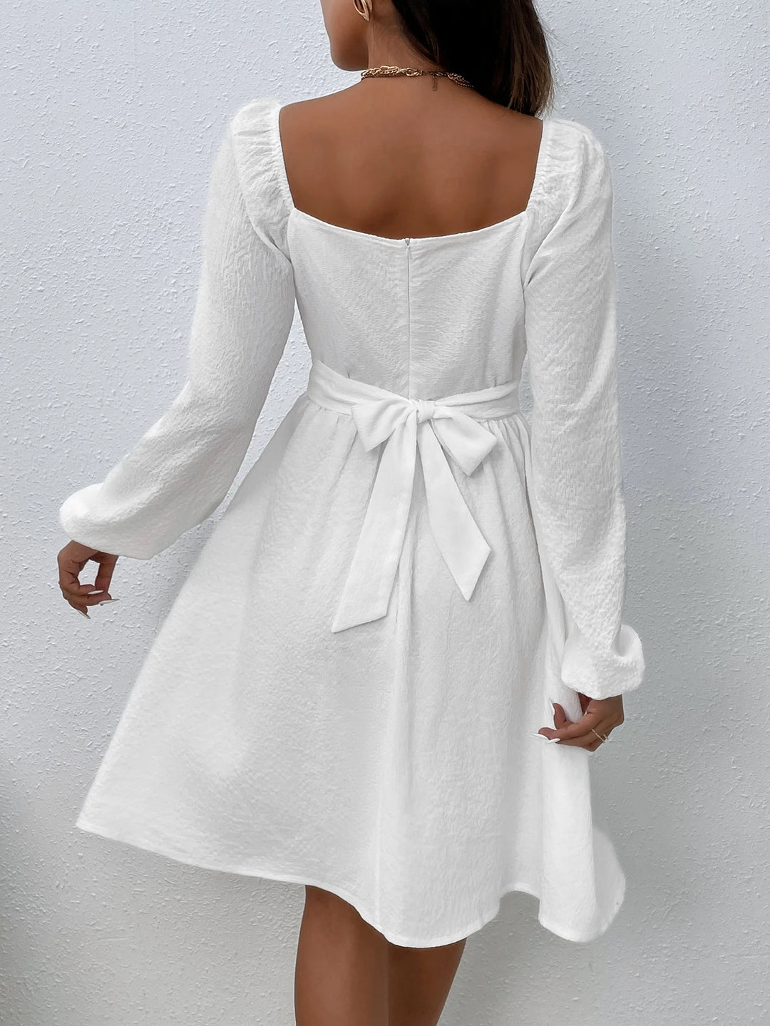 Rochie midi SHEIN, alb