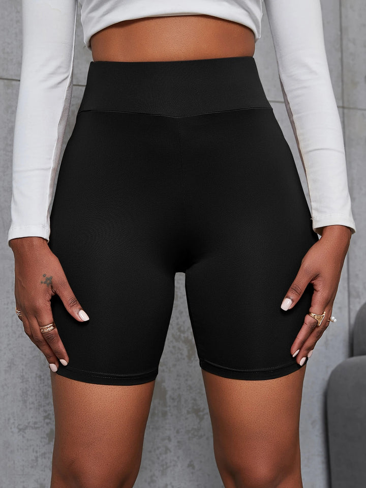 SHEIN rövid leggings, fekete