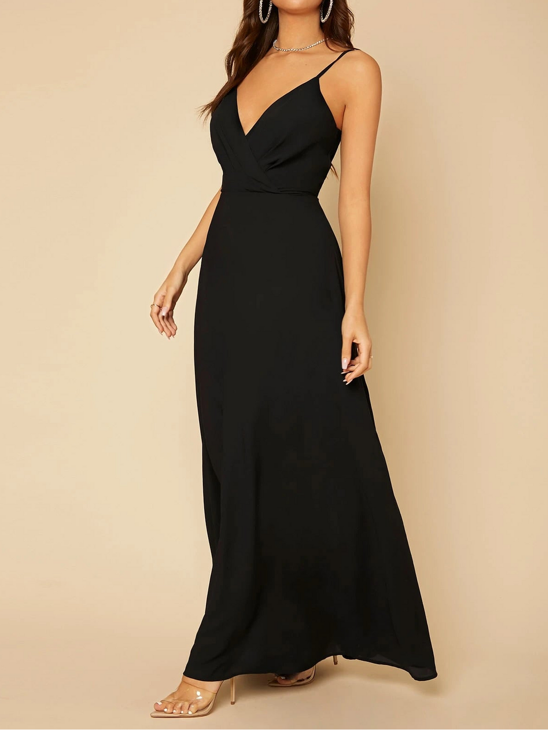 Rochie maxi SHEIN, negru