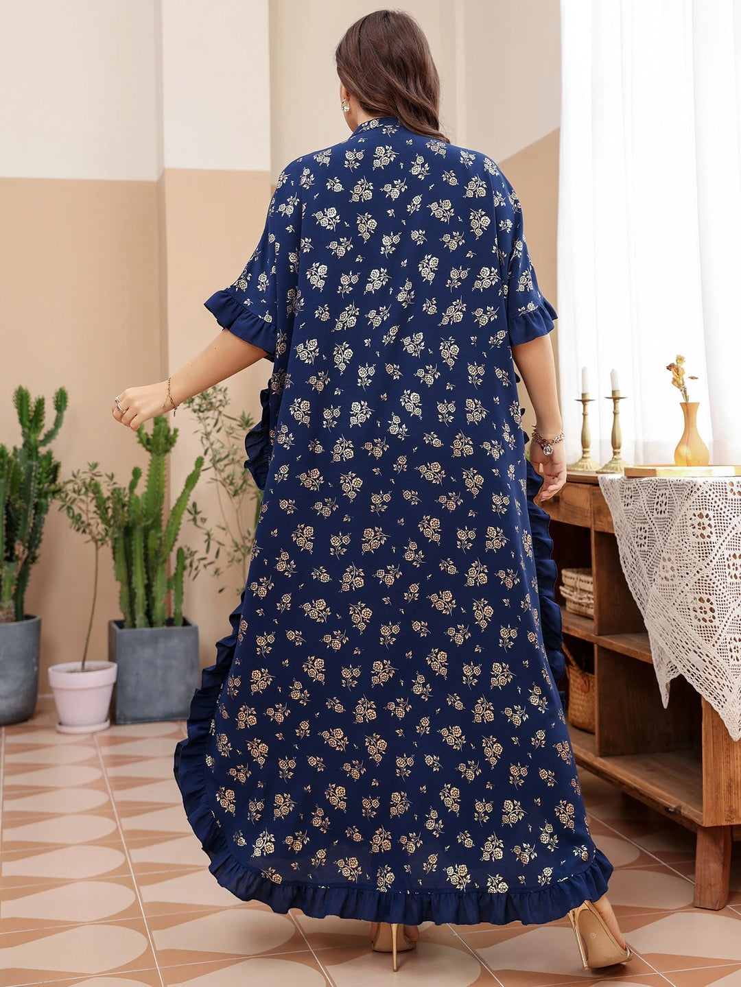 Rochie maxi SHEIN, albastru
