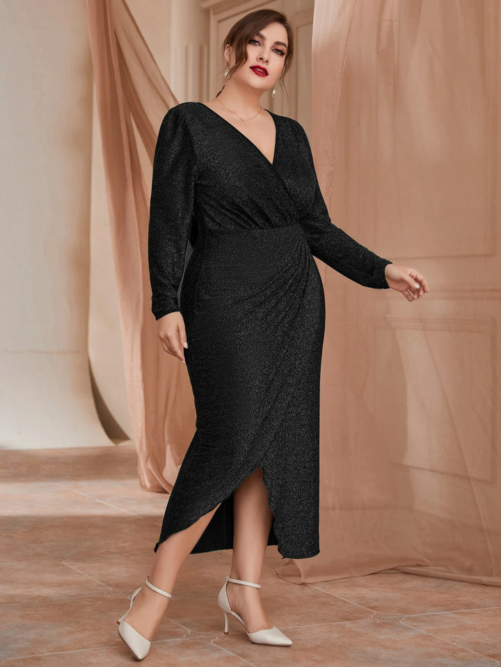 SHEIN maxi ruha, fekete