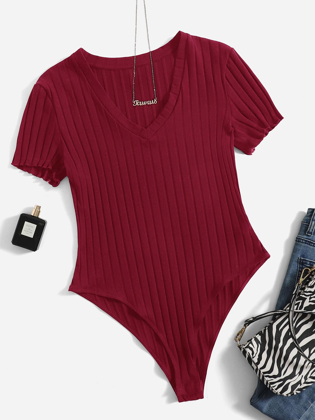 Body SHEIN, vișiniu