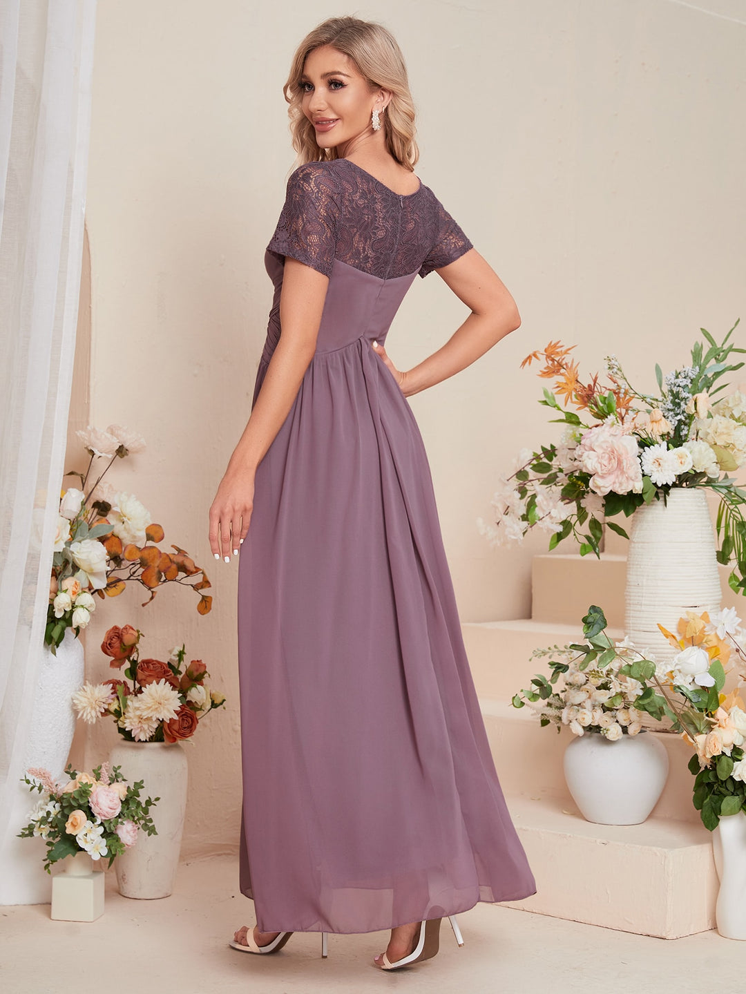 SHEIN lila maxi ruha