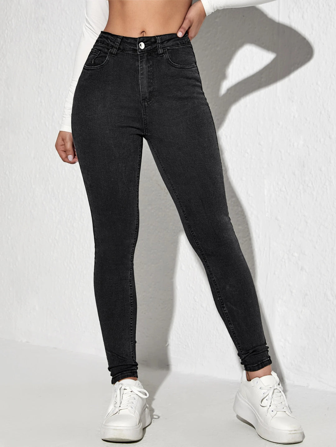 Jeans SHEIN, negru