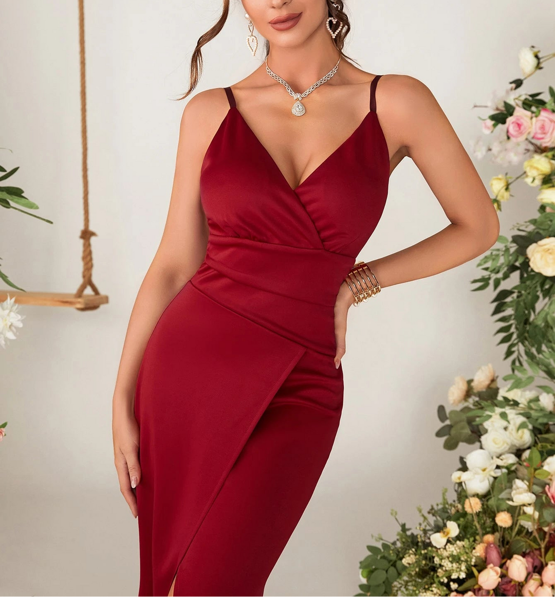 Rochie maxi SHEIN, vișiniu