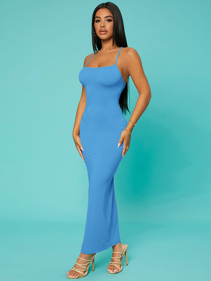 Rochie maxi SHEIN, albastru