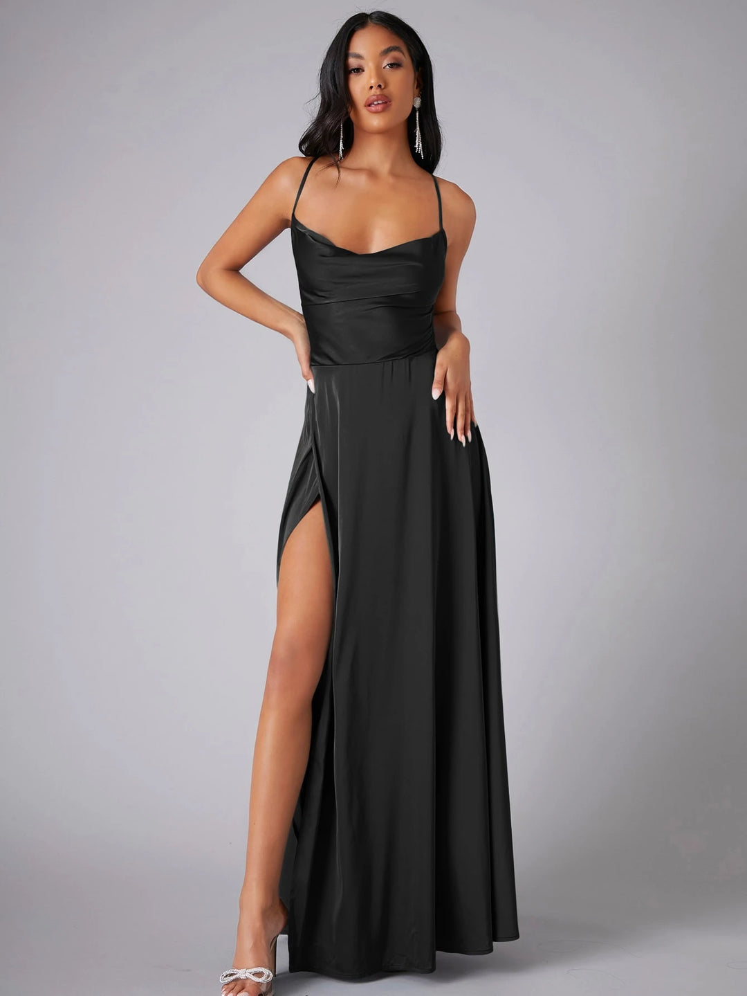 Rochie maxi SHEIN, negru