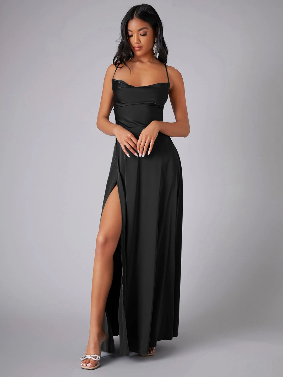 Rochie maxi SHEIN, negru