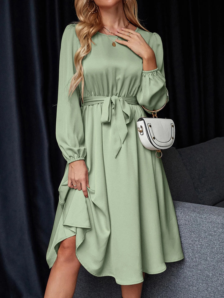 Shein mini ruha, zöld