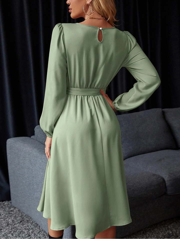 Shein mini ruha, zöld