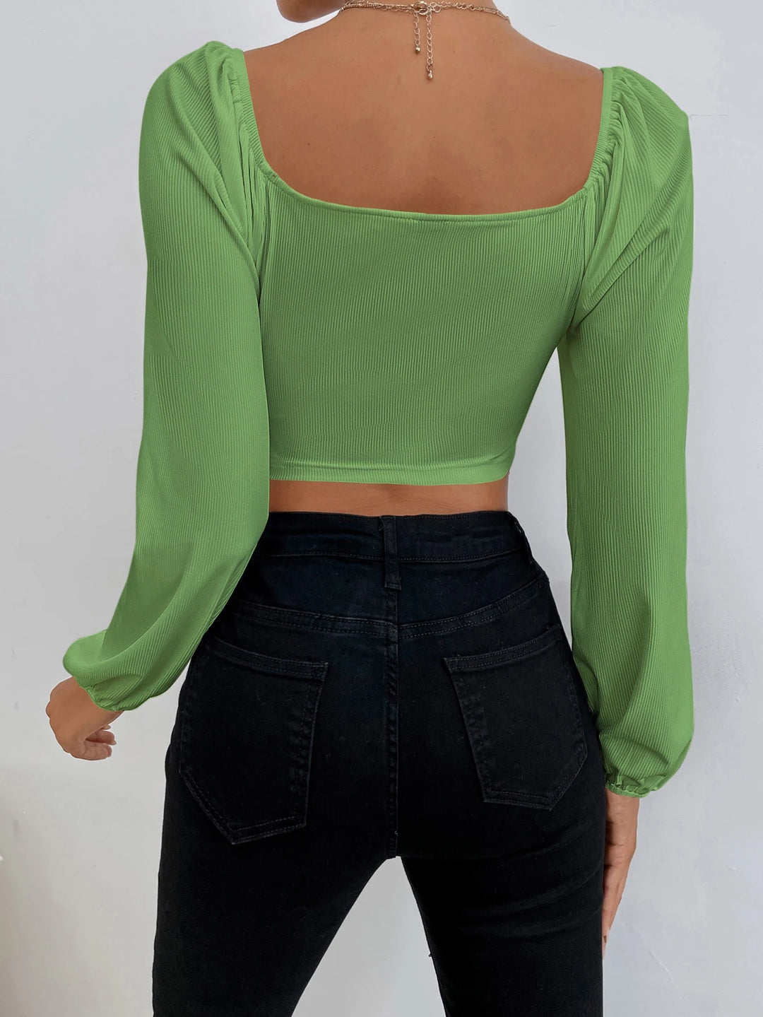 Bluză SHEIN, verde