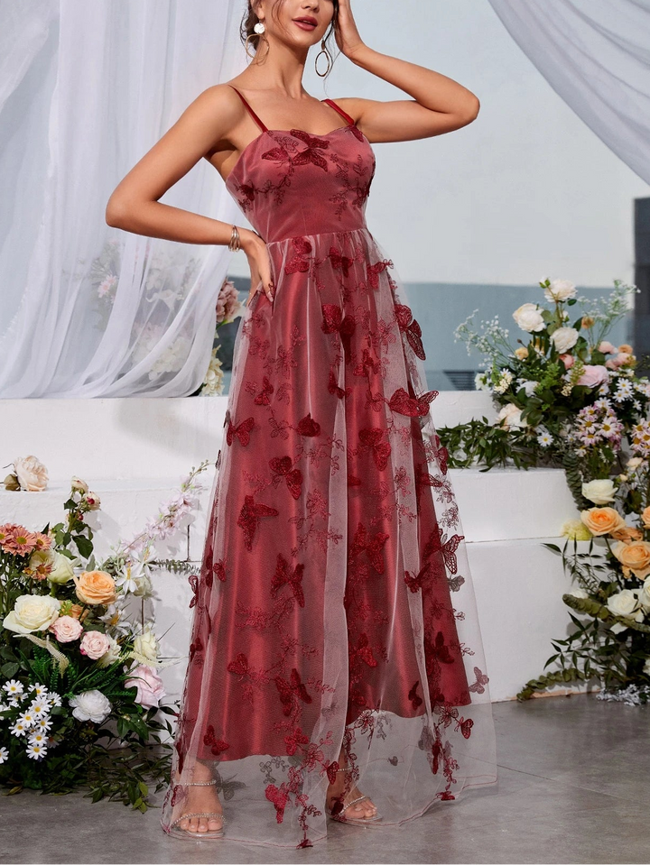 Rochie maxi SHEIN, roșu
