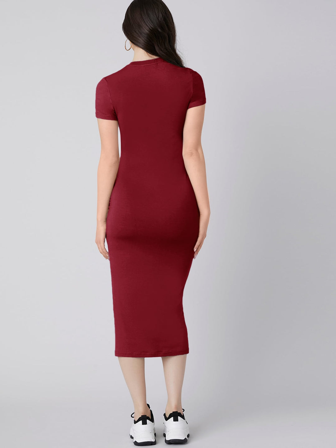 Rochie midi SHEIN, vișiniu