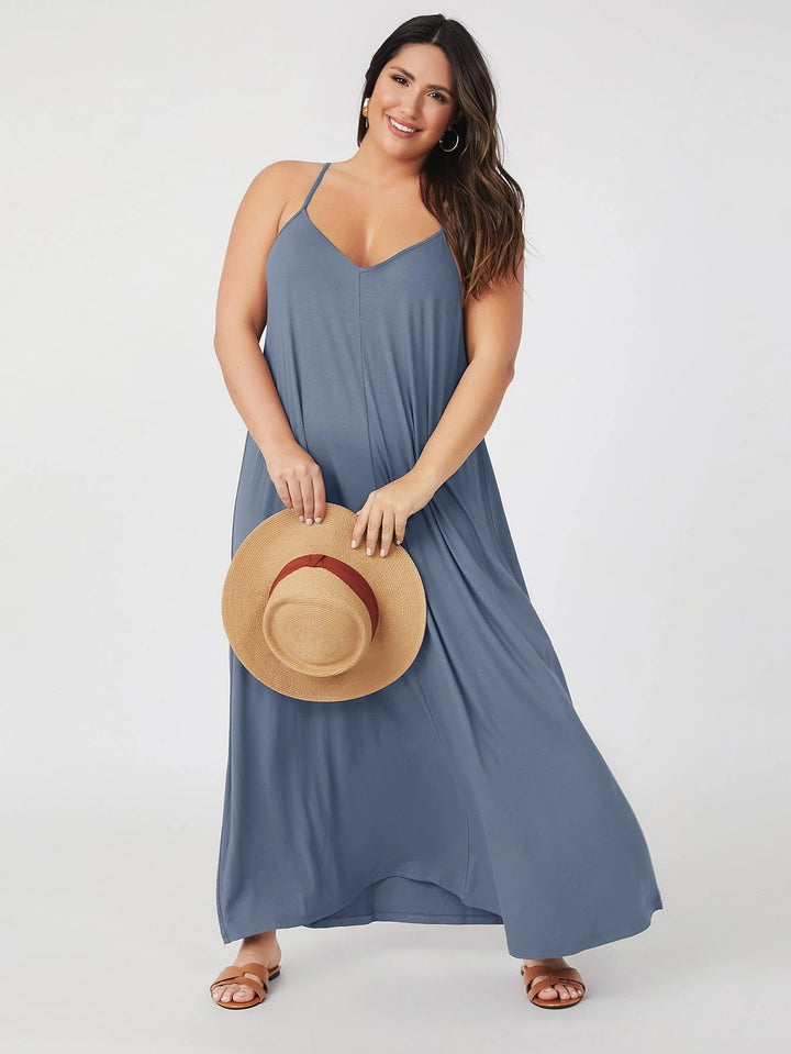 Rochie maxi SHEIN, albastru