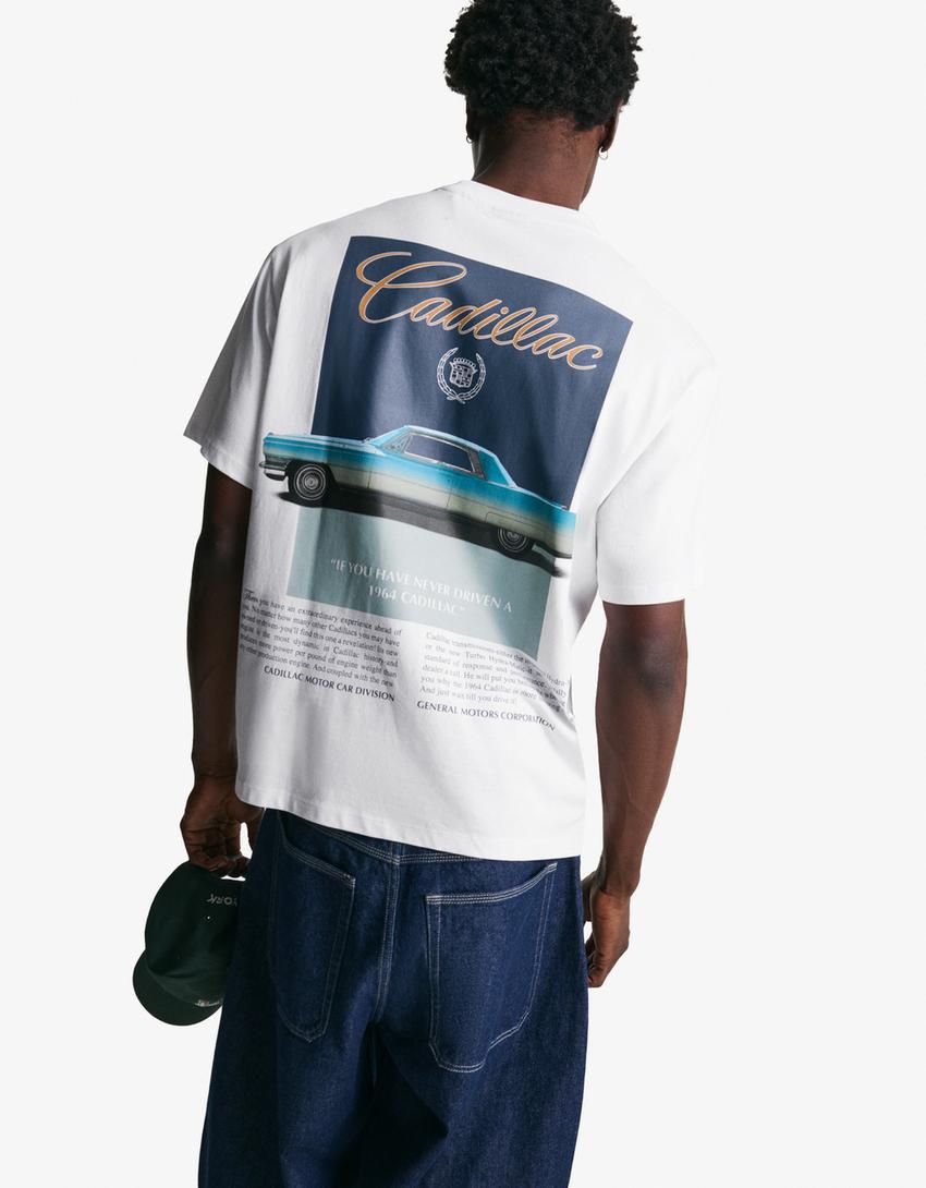 Póló BERSHKA, fehér