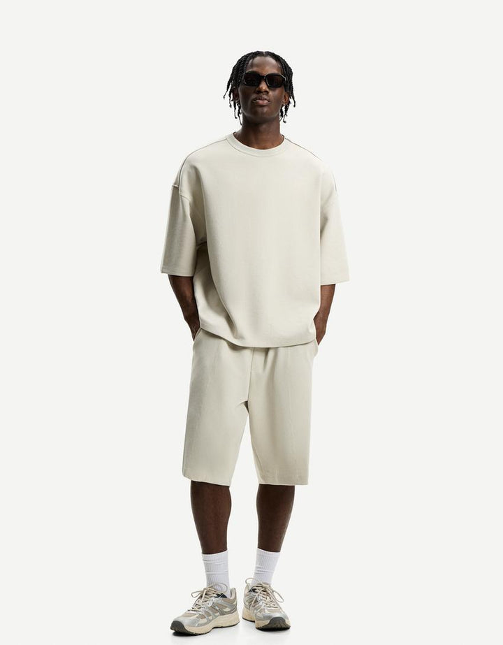 Póló BERSHKA, szürke