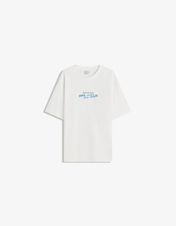 Póló BERSHKA, fehér