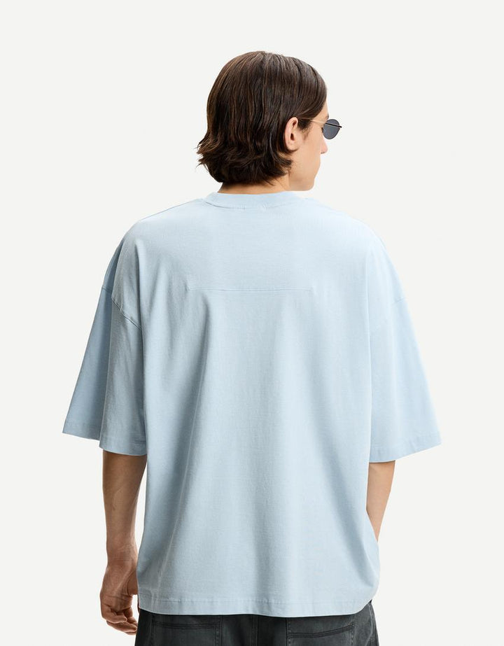 Póló BERSHKA, kék