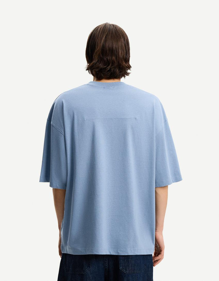 Póló BERSHKA, kék