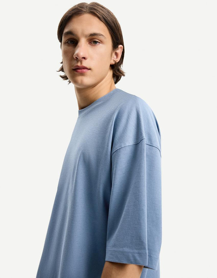 Póló BERSHKA, kék