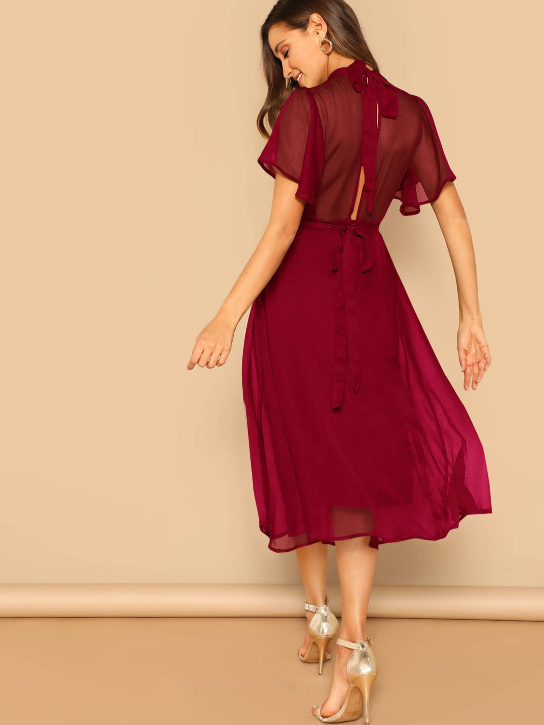 Rochie maxi SHEIN, roșu