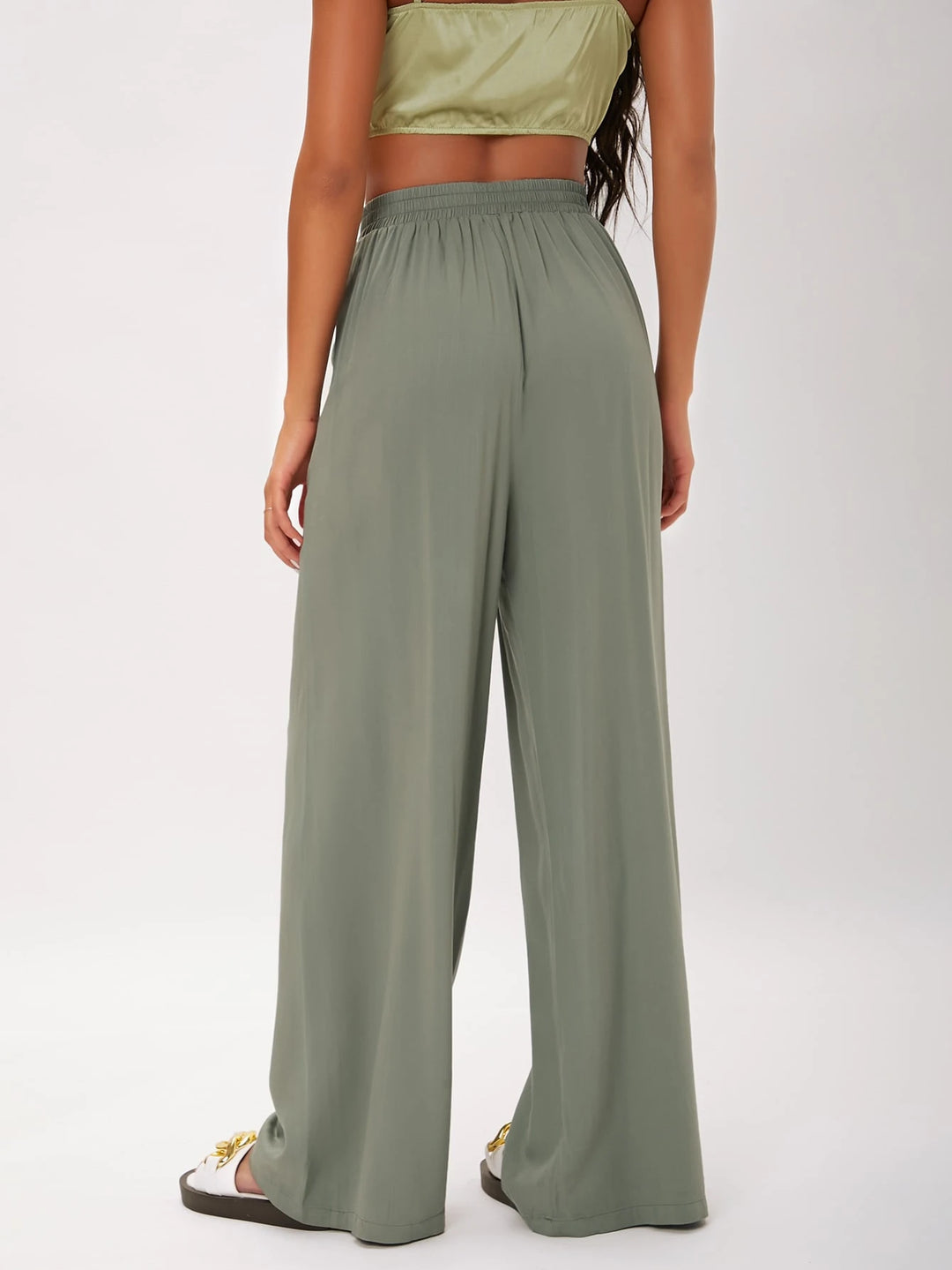 Pantaloni SHEIN, verde