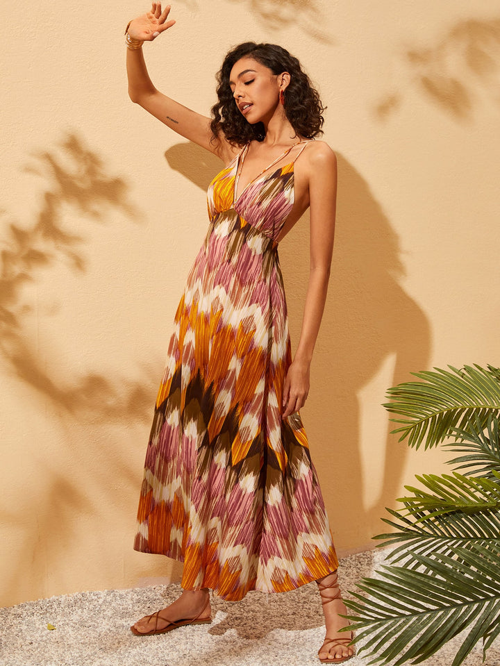 Rochie maxi SHEIN, mix culori